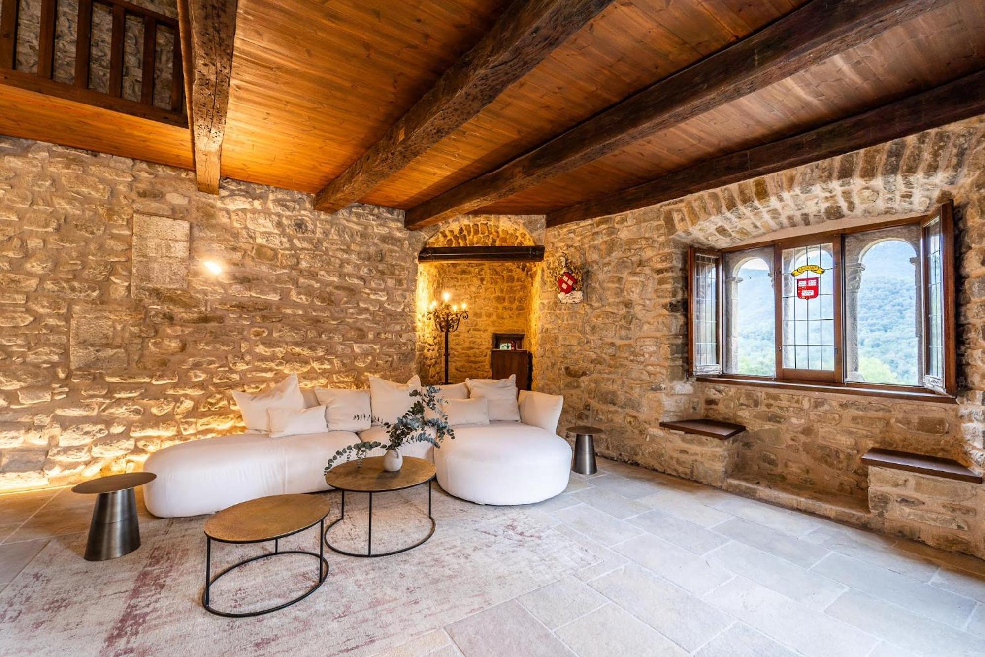 Villa Castell In Girona Sant Miquel de Campmajor Exterior foto