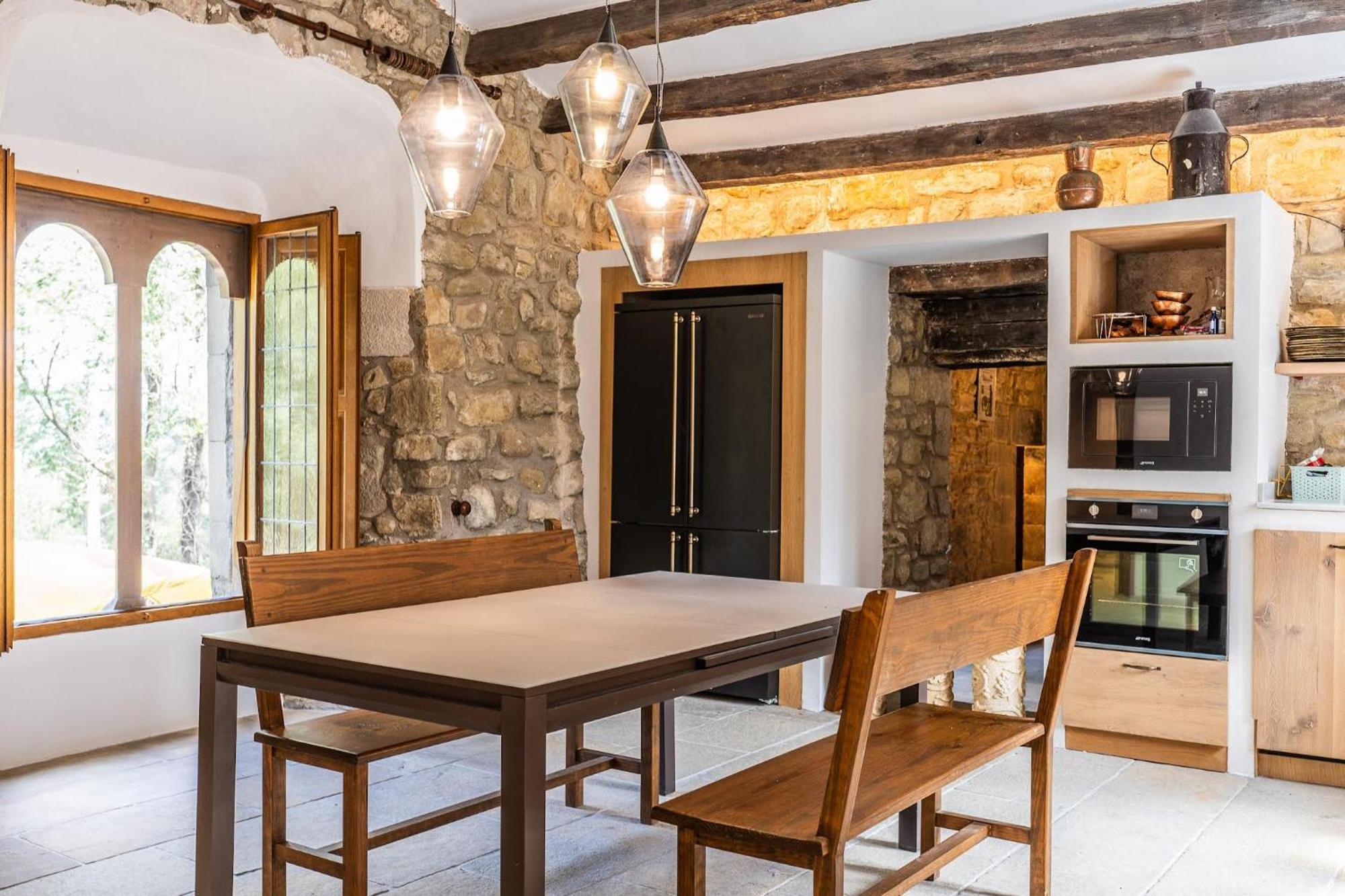 Villa Castell In Girona Sant Miquel de Campmajor Exterior foto